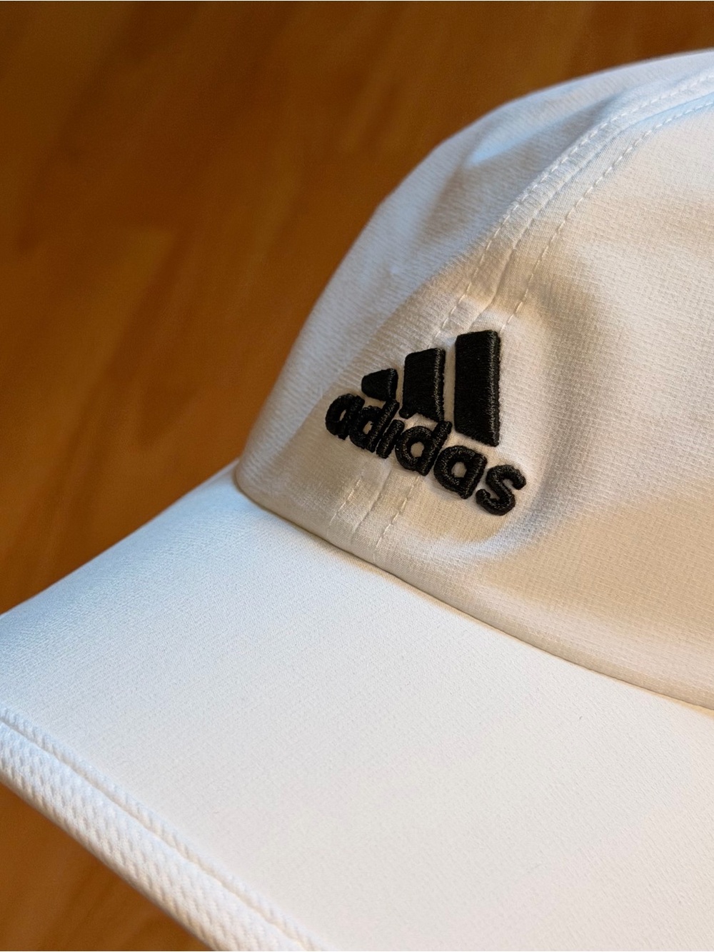 Adidas White Baseball Cap with Black Logo